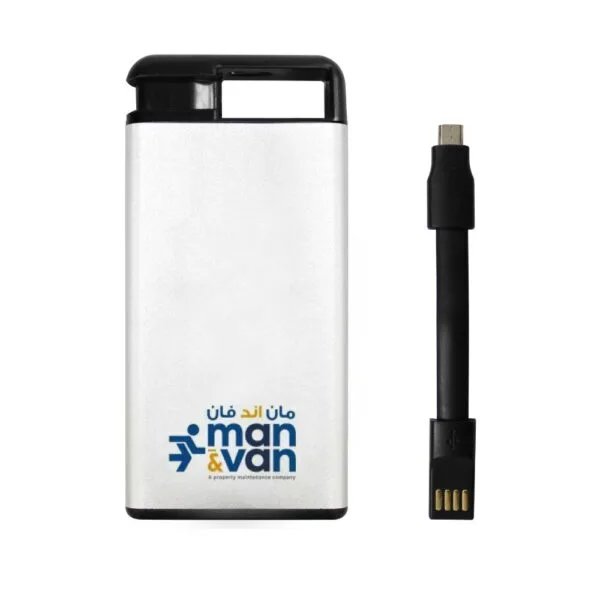 4000 mAh Wireless Powerbank Wallet with Logo